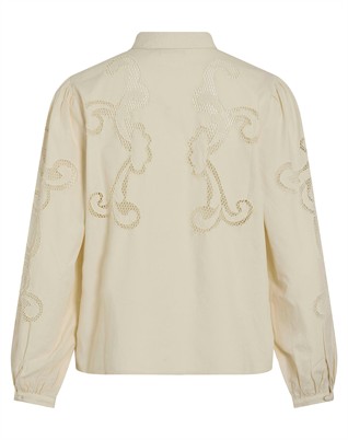 VIBelima Lace Skjorte - Birch